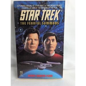 Pocket Books Star Trek Book The Fearful Summons Sci-Fi Novel #74